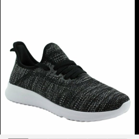 Athletic Works Shoes - ATHLETIC WORKS Sneakers Womens Black White Comfort Trainers Memory Foam Shoes